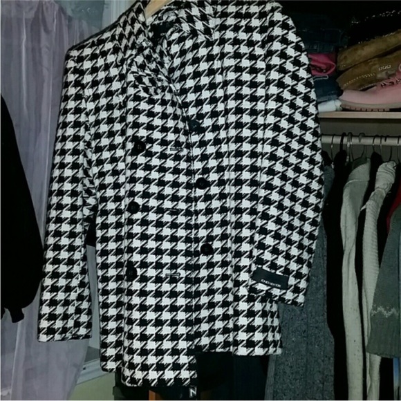 🎁NWOT JONES NY ❄️ Size 4 40% wool coat ◻️🖤 - Picture 6 of 7